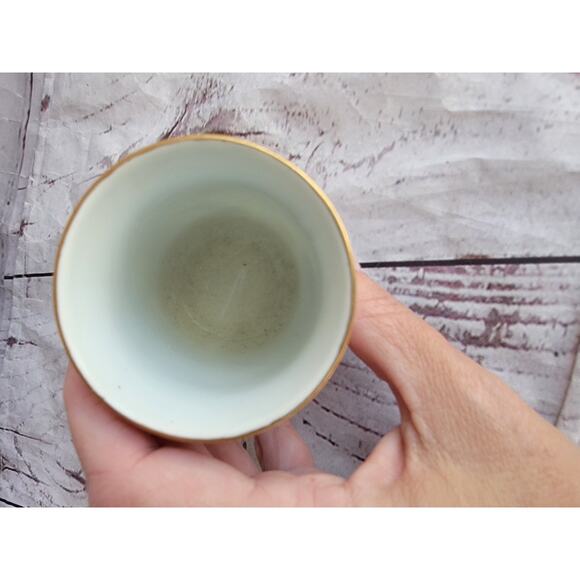 Franklin Mint Kinuko Yamabe Limited Edition Sake Cup Birds Japan Mallard Fall - Picture 5 of 7